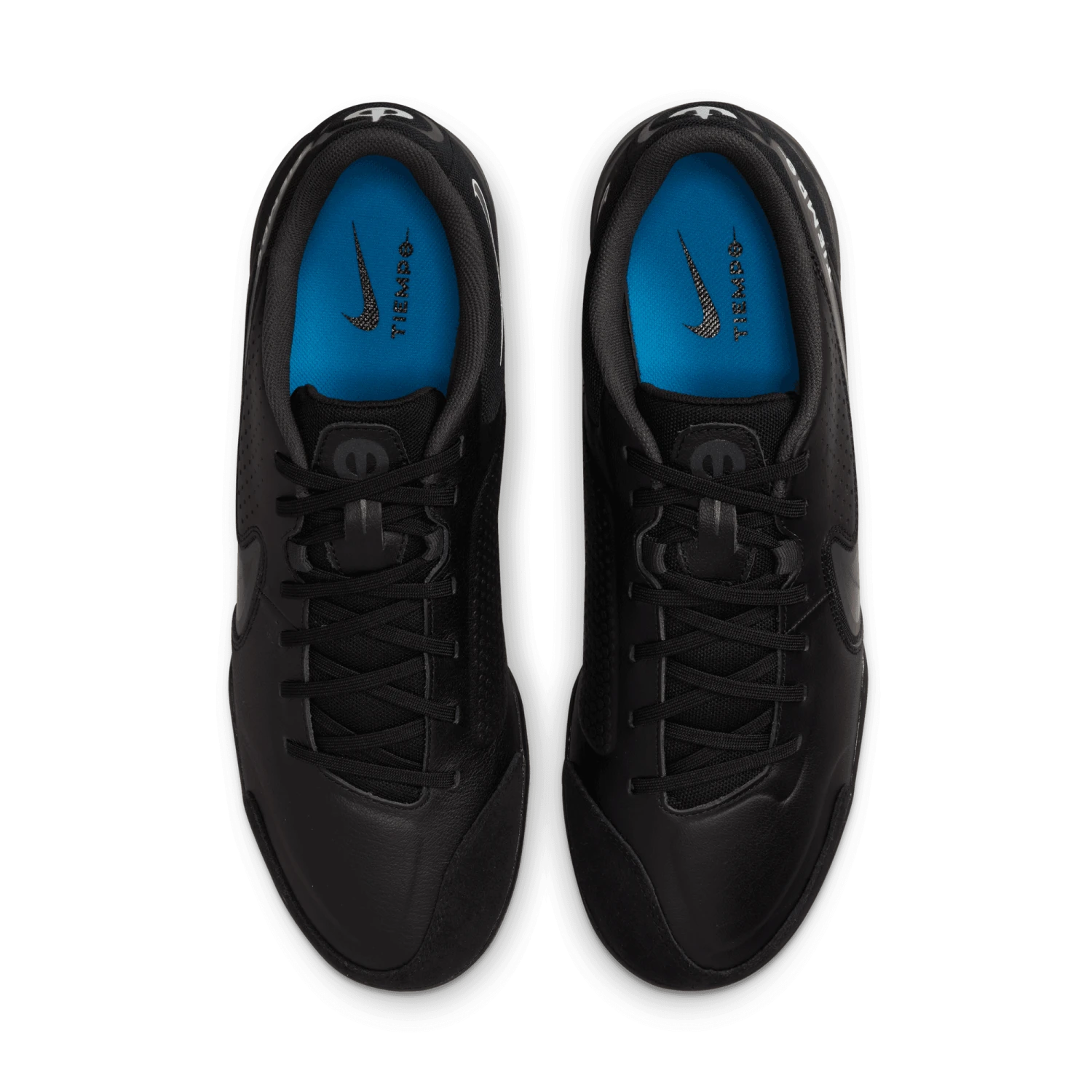 Nike Unisex Tiempo Legend 9 Academy IC Soccer Shoe - Black/Dark Smoke - Regular (D) - Image 6