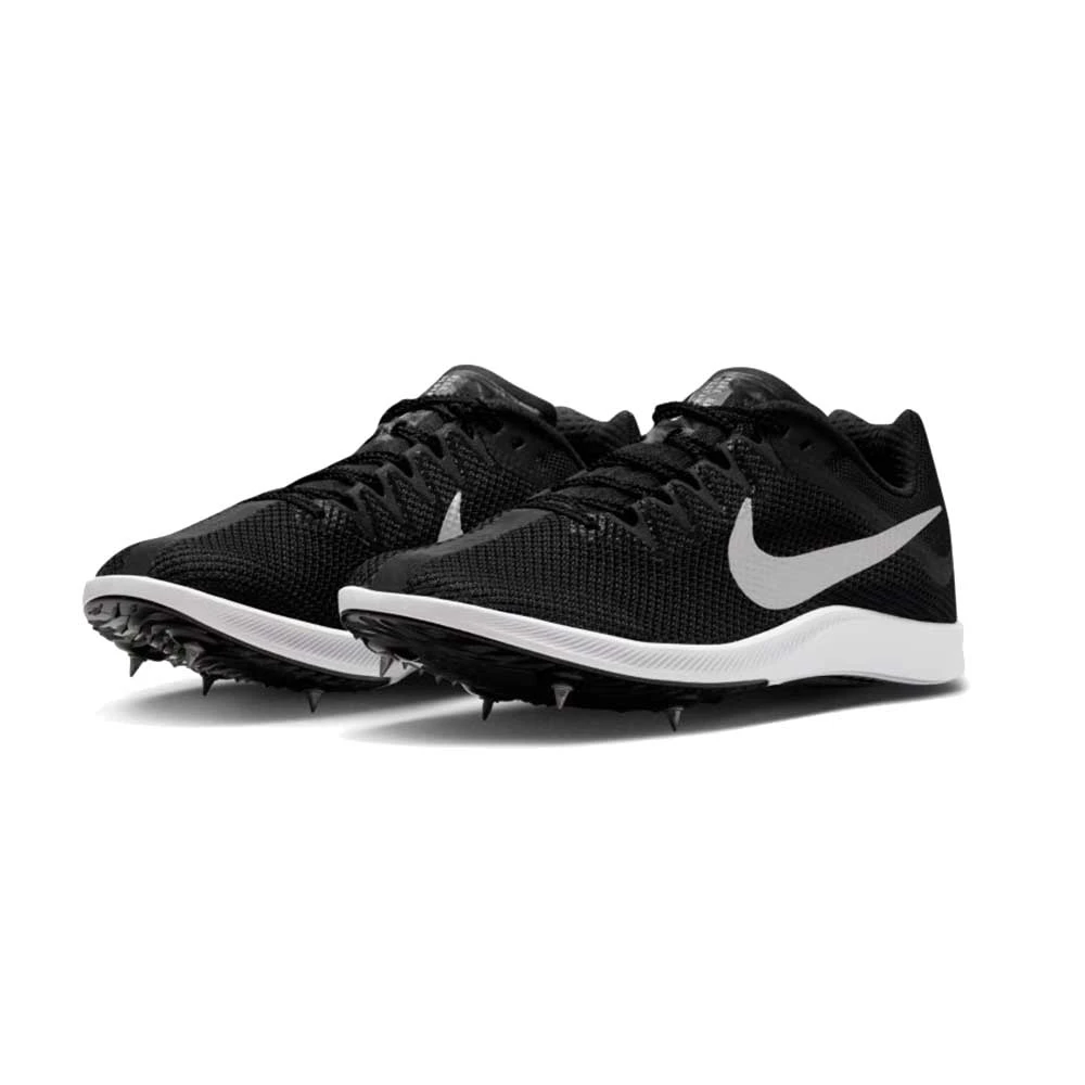 Unisex Nike Zoom Rival Track And Field Distance Spikes - Black/Metallic Silver/Lt Smoke - Regular (D) - Image 4