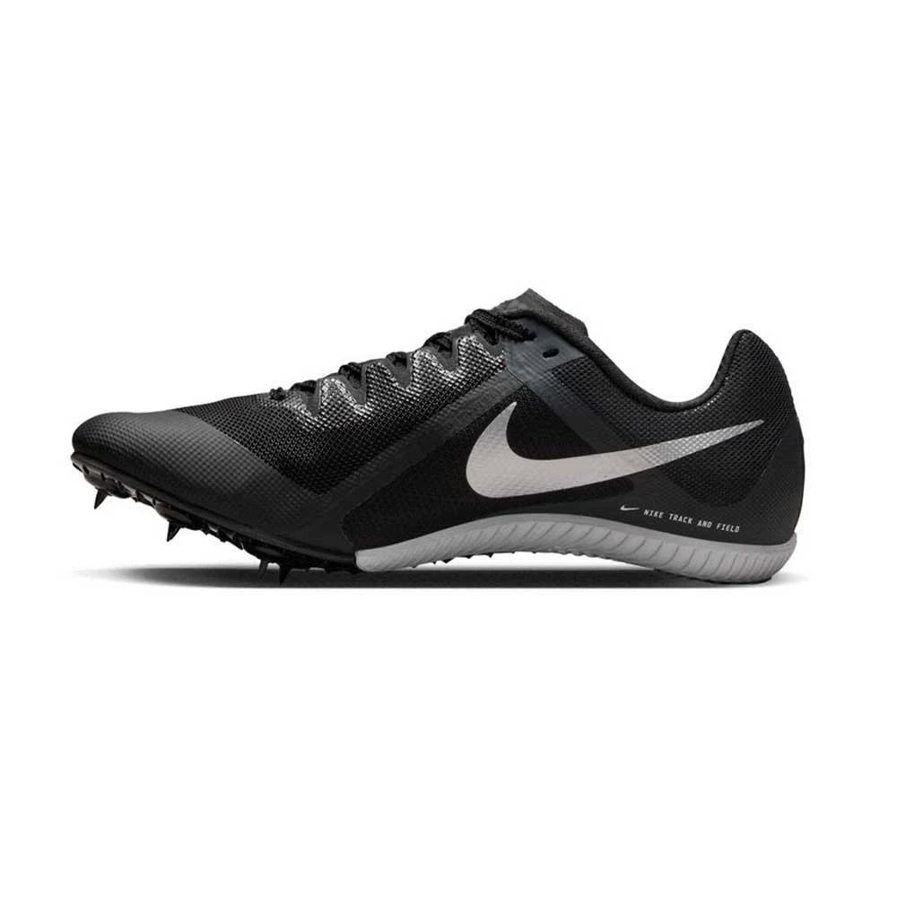 Unisex Nike Zoom Rival Multi Track Spike - Black/Metallic Silver/Lt Smoke Grey - Regular (D) - Image 2