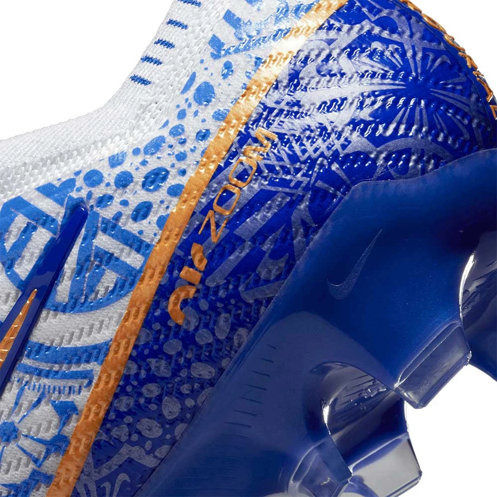 Unisex Nike Mercurial Zoom Vapor 15 Elite CR7 FG Soccer Shoe - White/Metallic Copper - Regular (D) - Image 5