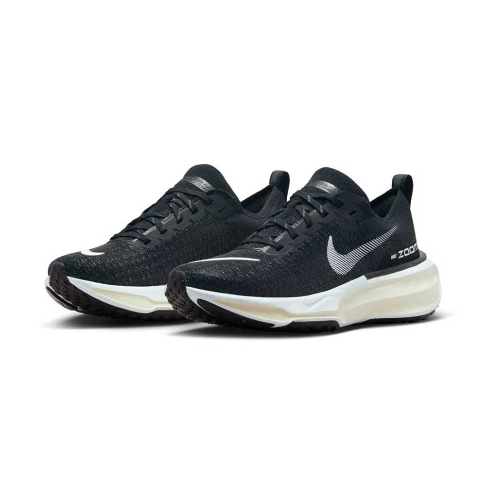 Nike Women's ZoomX Invincible Run Flyknit 3 Running Shoe - Black/White/Dark Grey - Regular (B) - Image 4