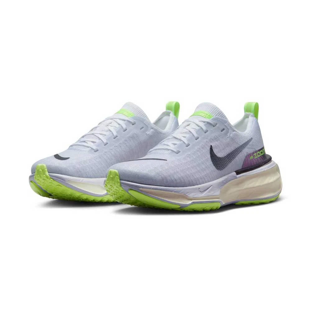 Nike Women's ZoomX Invincible Run Flyknit 3 Running Shoe- White/Black/Blue Tint- Regular (B) - Image 3