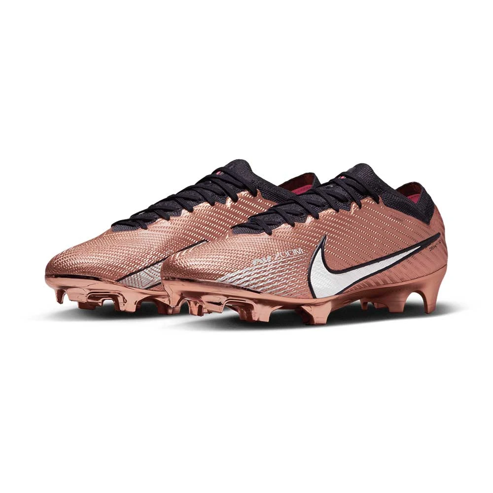 Nike Unisex Zoom Vapor 15 Elite FG Soccer Cleats - Metallic Copper - Regular (D) - Image 3