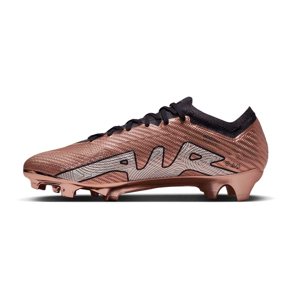 Nike Unisex Zoom Vapor 15 Elite FG Soccer Cleats - Metallic Copper - Regular (D) - Image 2