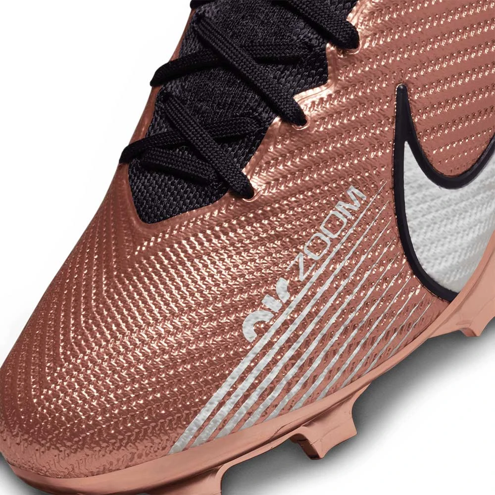 Nike Unisex Zoom Vapor 15 Elite FG Soccer Cleats - Metallic Copper - Regular (D) - Image 5