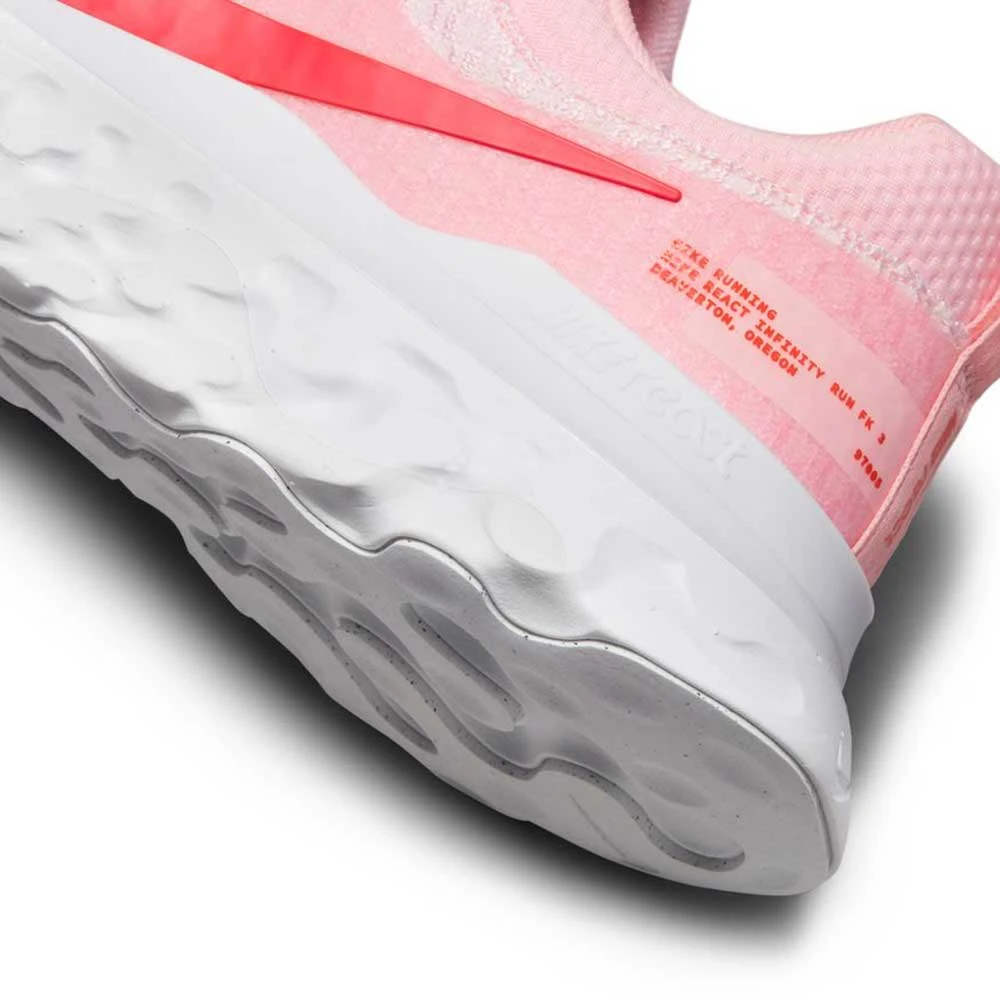 Nike Women's React Infinity React 3 Running Shoe-Medium Soft Pink/White/Summit White/Light Crimson- Regular (B) - Image 10