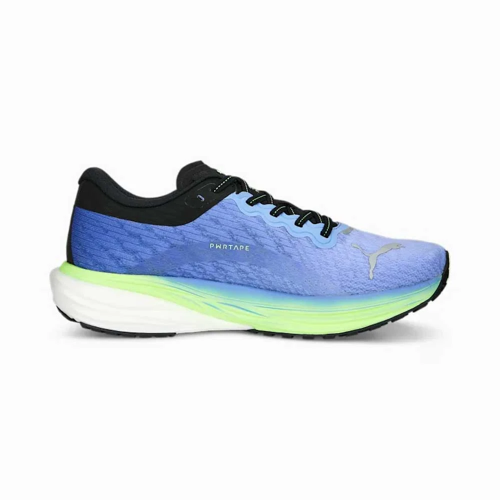 Puma Men's Deviate Nitro 2 Running Shoe - Royal Sapphire/Elektro Purple - Regular (D) - Image 2