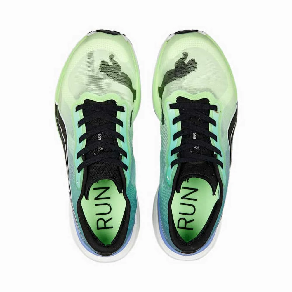 Women's Deviate Nitro Elite 2 Running Shoe- Fizzy Lime/Royal Sapphire/PUMA Black- Regular (B) - Image 2