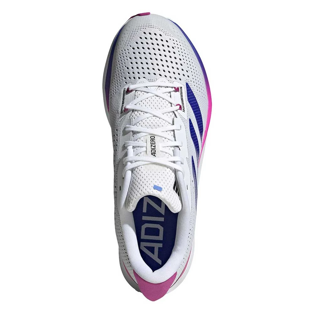 ADIDAS Men's ADIZERO SL Running Shoe - Ftwr White/Lucid Blue/Lucid Fuchsia - Regular (D) - Image 3