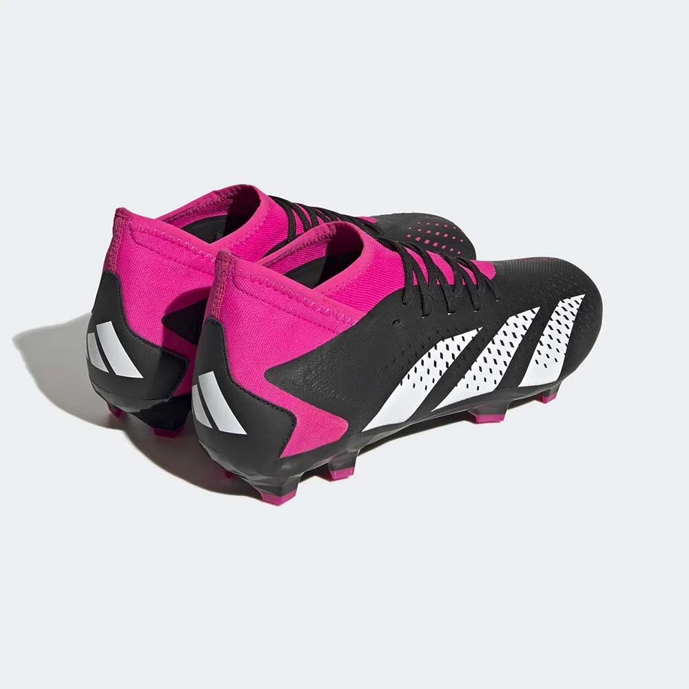 ADIDAS Unisex Predator Accuracy .3 FG Soccer Shoe - Core Black/Ftwr White/Team Shock Pink 2 - Regular (D) - Image 5