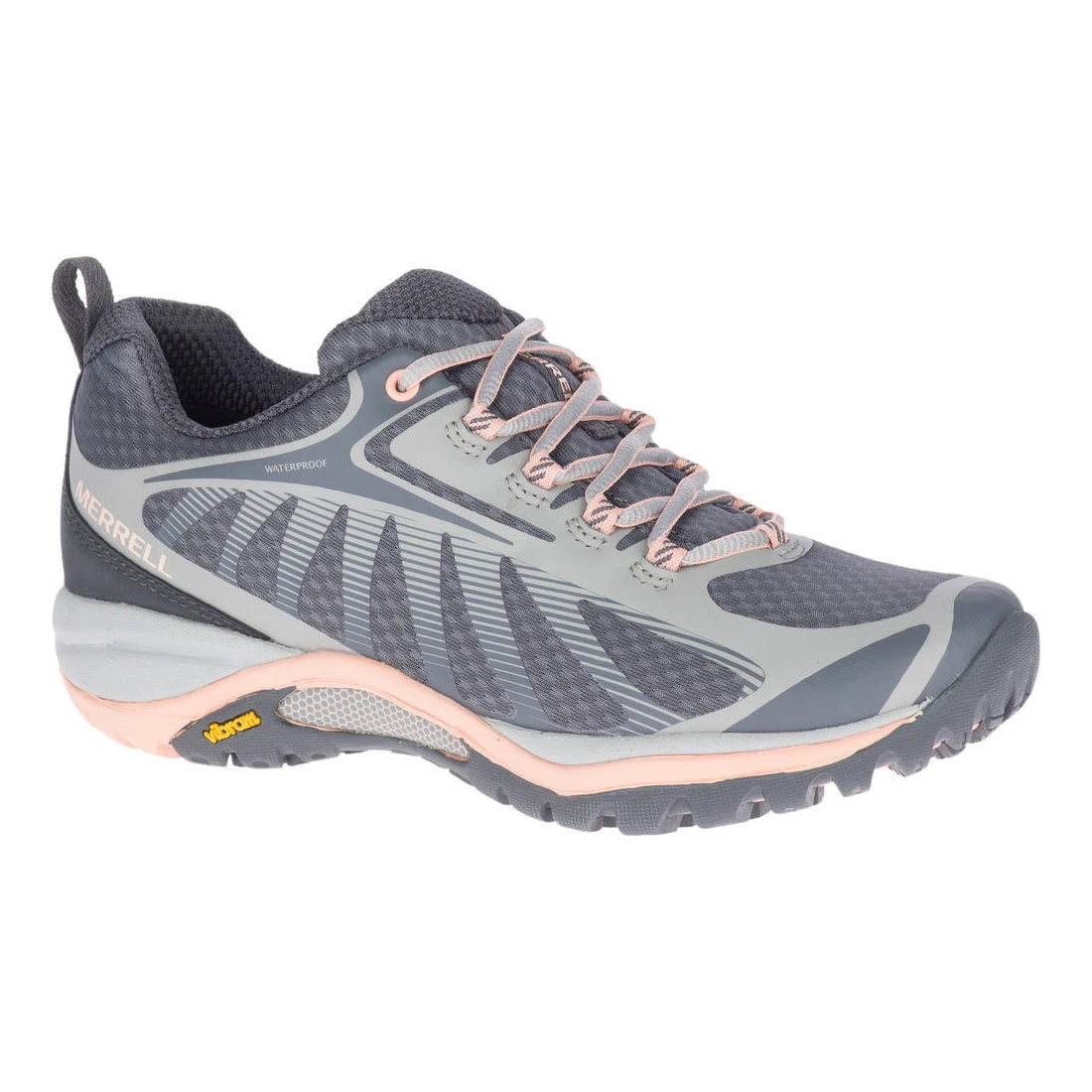 Merrell Women's Siren Edge 3 Waterproof Hiking Shoe - Paloma/Peach - Regular (B) - Image 2