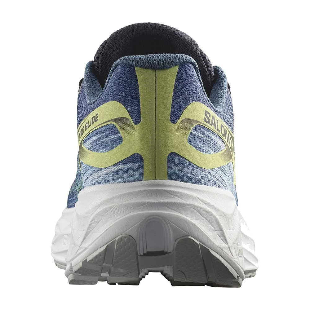 Salomon Men's Aero Glide Running Shoe- Blue Ashes/Dark Sapphire/Sunny Lime- Regular (D) - Image 8