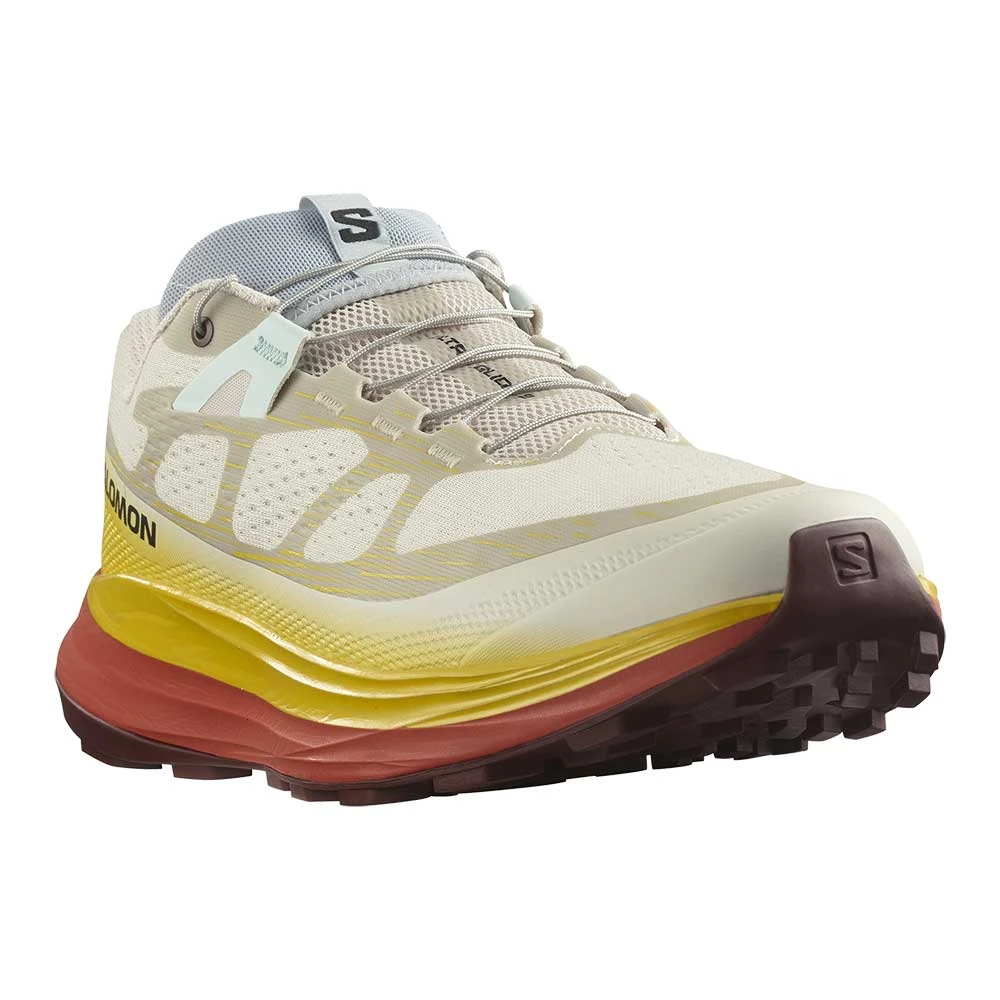 Salomon Men's Ultra Glide 2 Trail Running Shoe - Rainy Day/Freesia/Hot Sauce - Regular (D) - Image 2