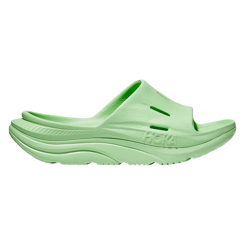 Hoka Unisex Ora Recovery Slide 3 - Lime Glow/Lime Glow - Regular (D)