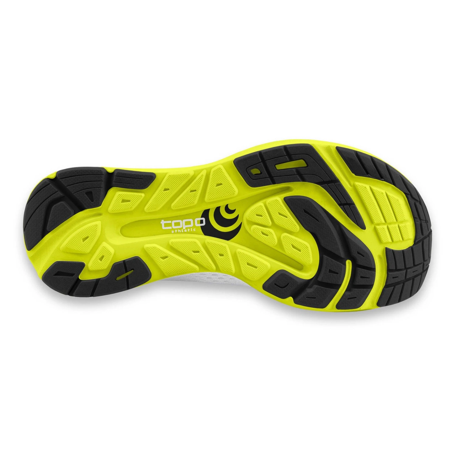 Topo Athletic Men's Cyclone Running Shoe - White/Lime - Regular (D) - Image 7