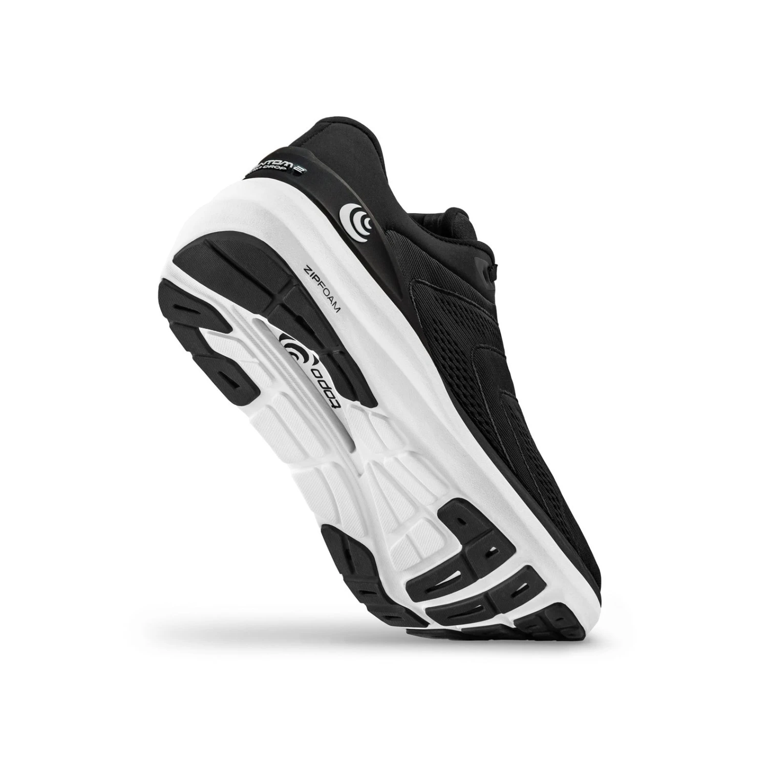 Topo Athletic Men's Phantom 2 Running Shoe - Black/White - Regular (D) - Image 4
