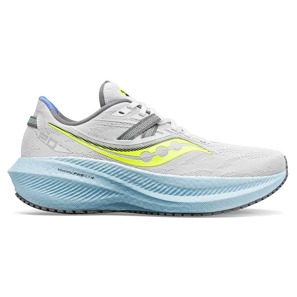 Saucony Women's Triumph 20 Running Shoe - Fog/Vapor- Regular (B)
