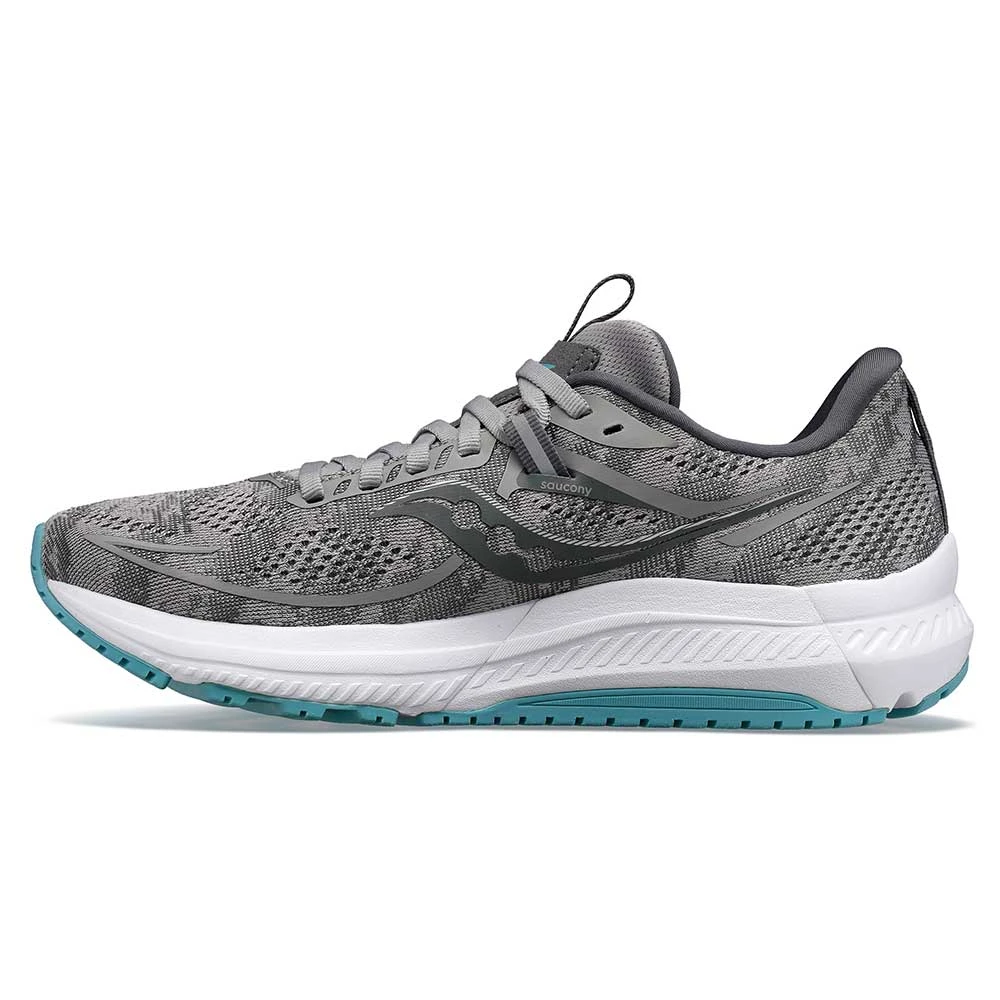 Saucony Women's Omni 21 Running Shoe- Alloy/Rainfall- Regular (B) - Image 3