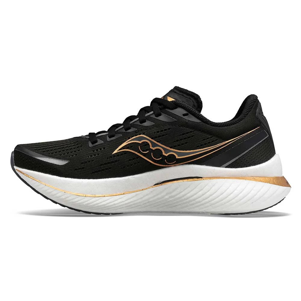 Saucony Men's Endorphin Speed 3 Running Shoe- Black/Goldstruck- Regular (D) - Image 3