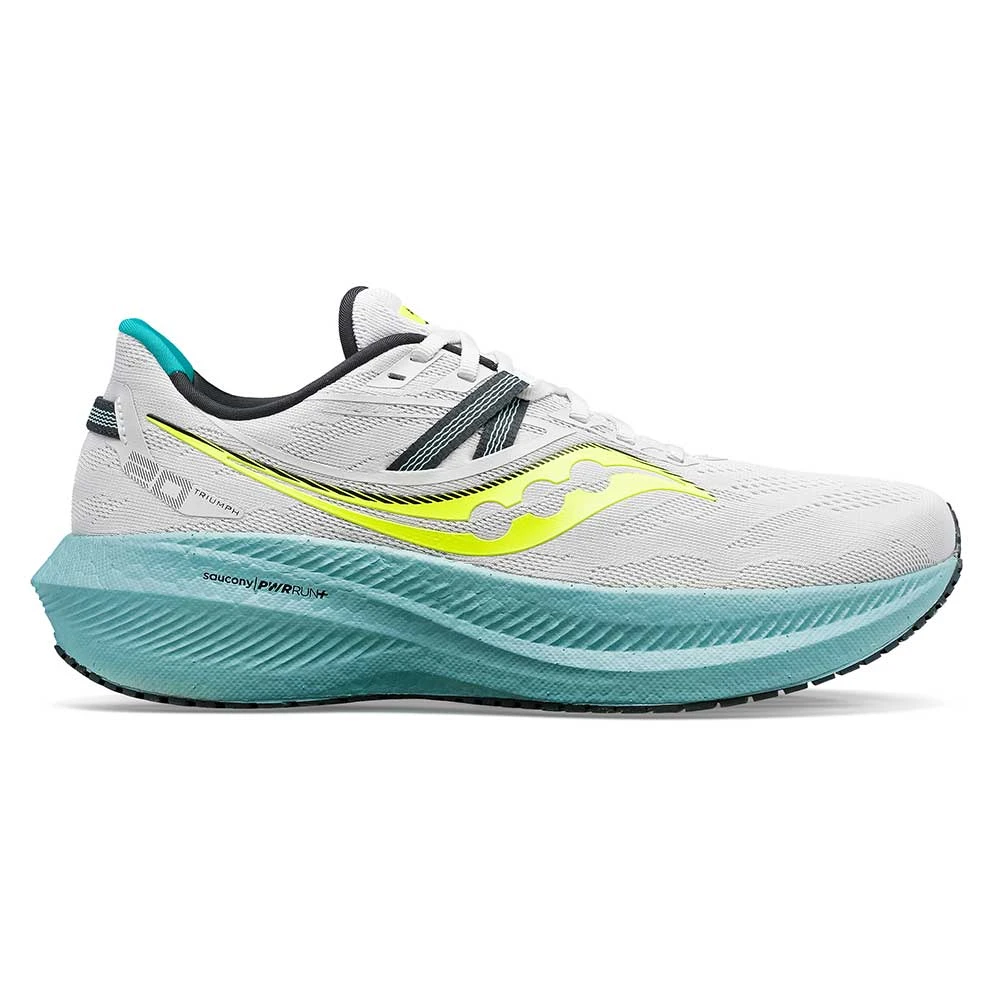 Saucony Men's Triumph 20 Running Shoe - Fog/Mineral - Regular (D)
