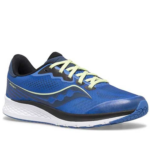 Saucony Youth Ride 14 Running Shoe - Blue - Image 2