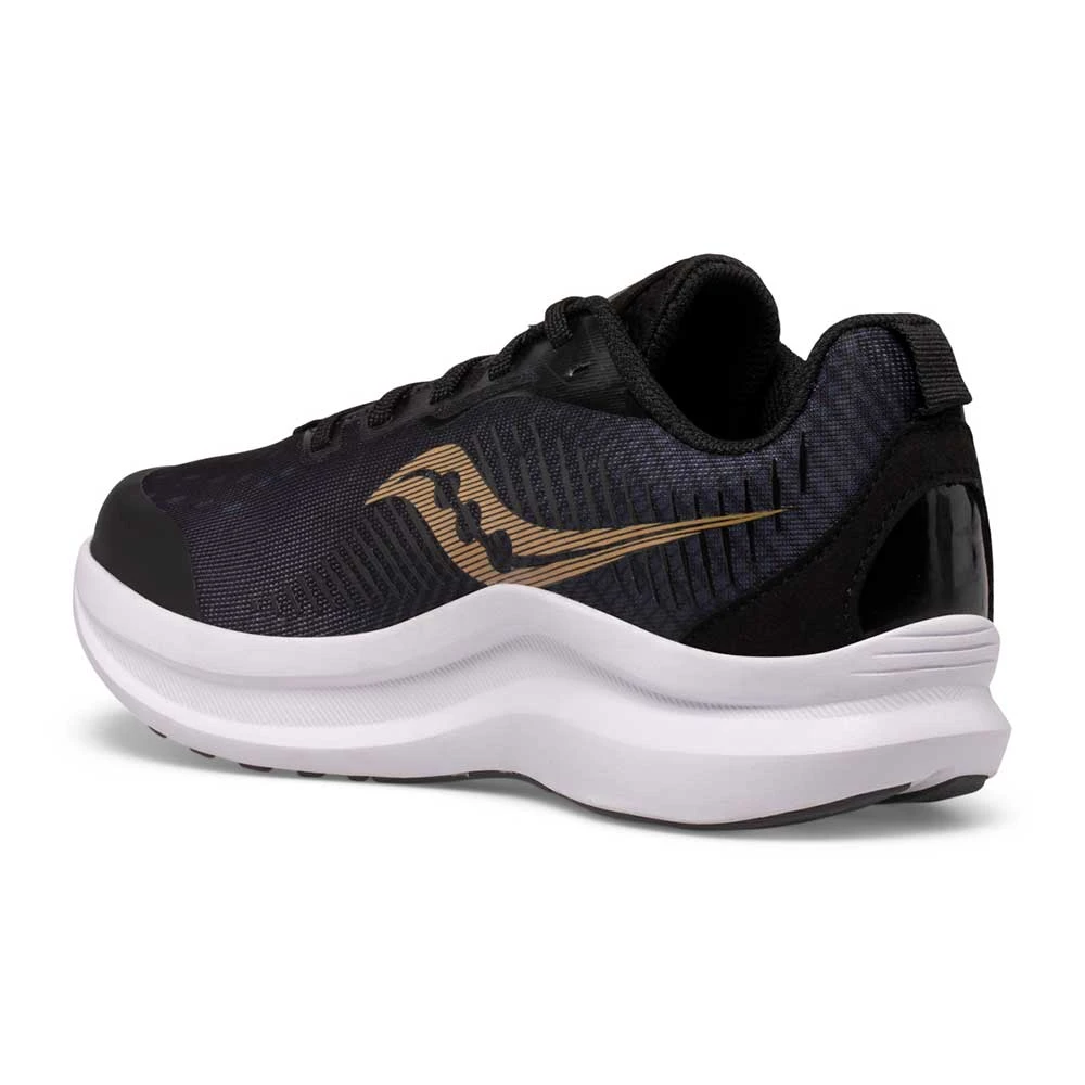 Saucony Youth Endorphin Running Shoe - Black/Gold - Image 2
