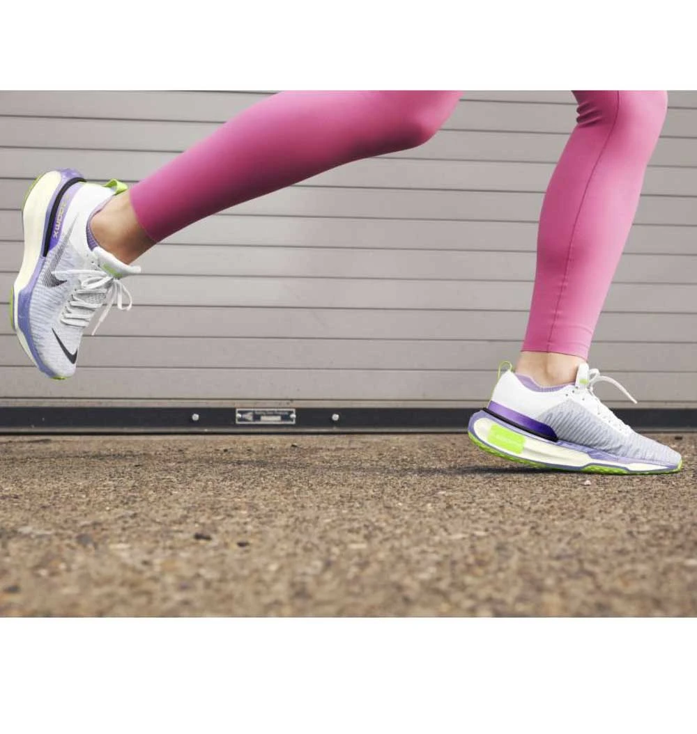 Nike Women's ZoomX Invincible Run Flyknit 3 Running Shoe- White/Black/Blue Tint- Regular (B) - Image 12