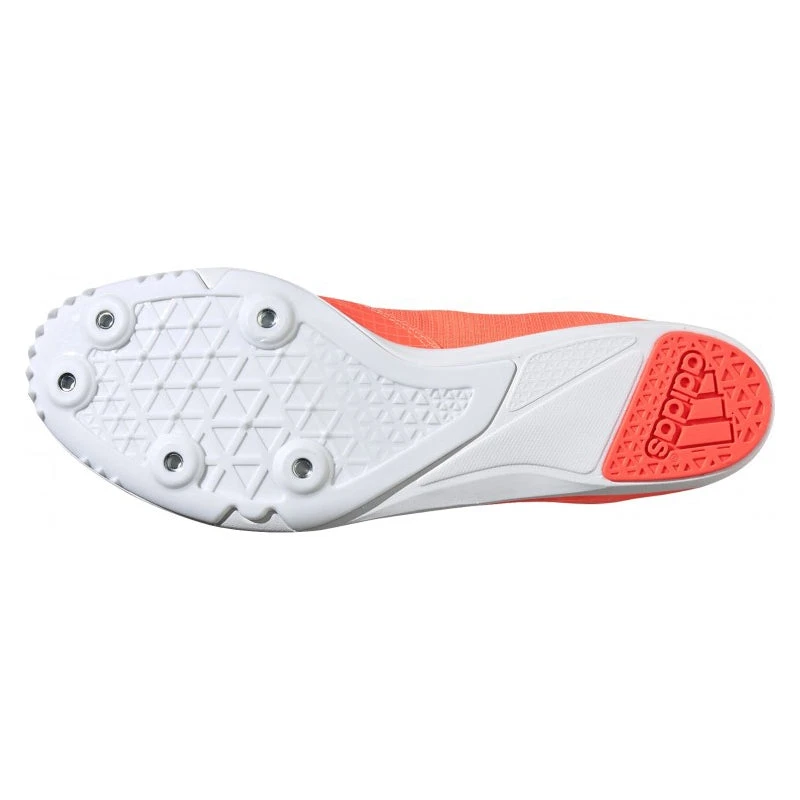 ADIDAS Women's Distancestar Track Spike - Signal Coral/Silver/White- Regular (B) - Image 4