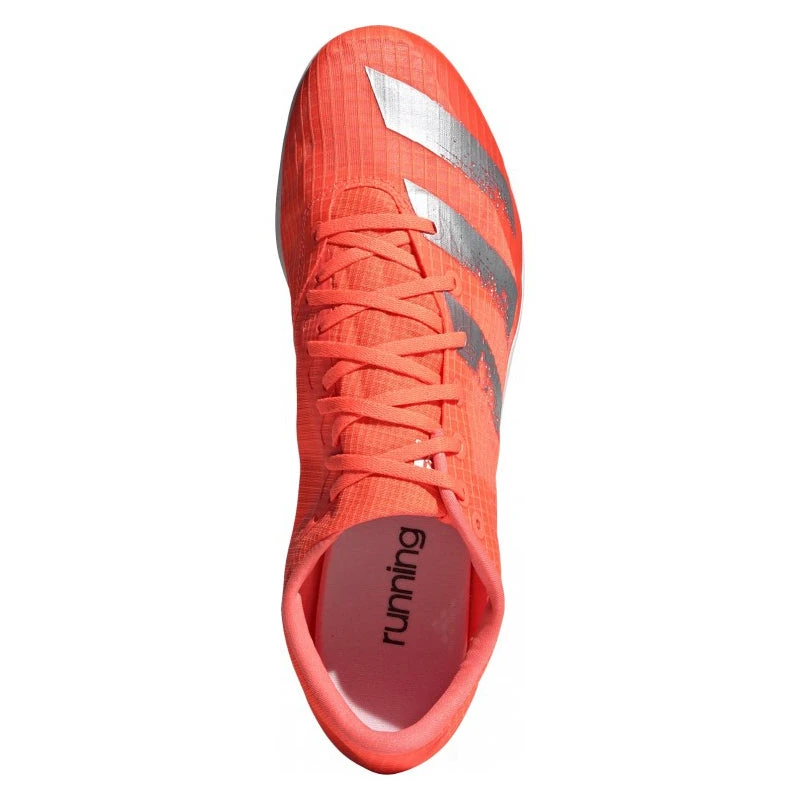 ADIDAS Women's Distancestar Track Spike - Signal Coral/Silver/White- Regular (B) - Image 5