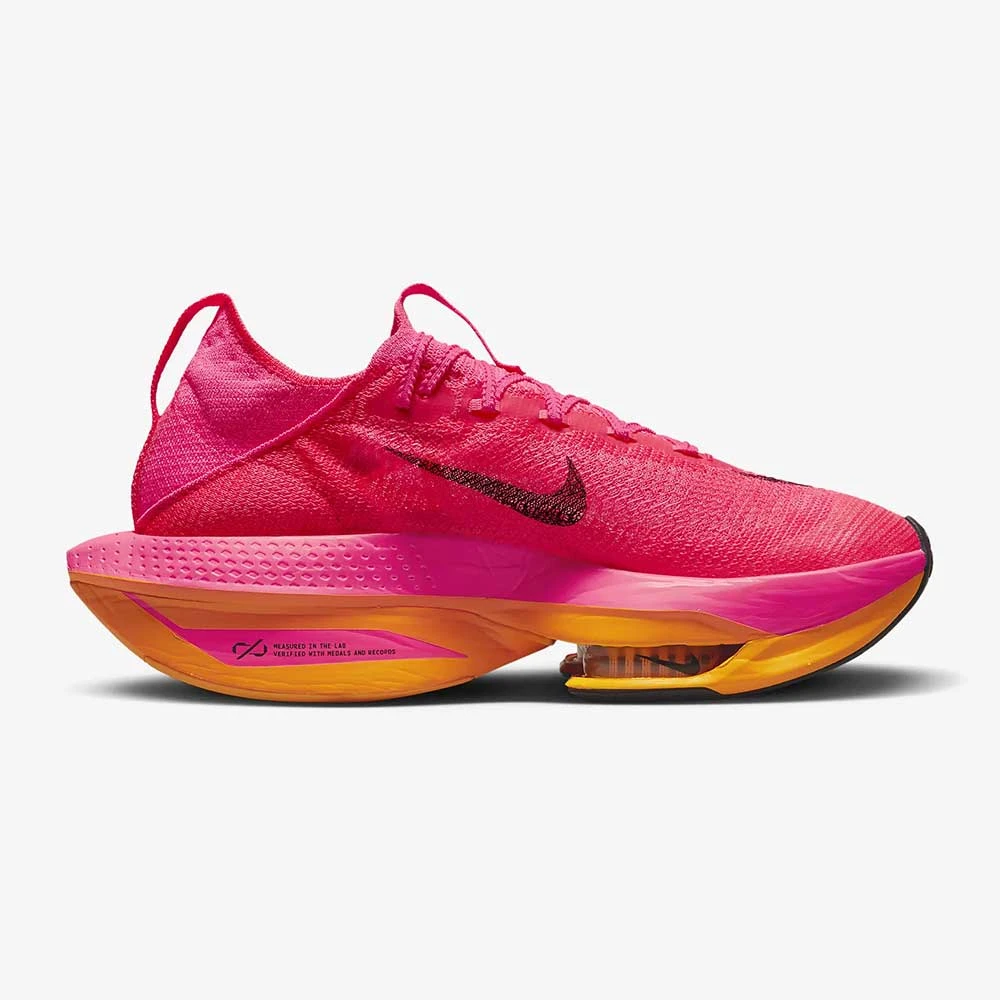 Men's Nike Alphafly 2 Running Shoes - Hyper Pink/Black/Laser Orange- Regular (D)