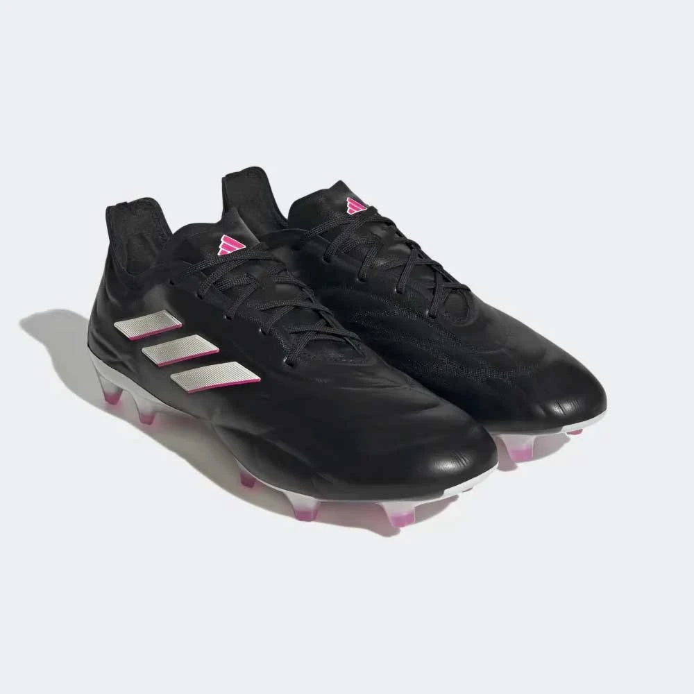 ADIDAS Unisex Copa Pure .1 FG Soccer Shoes - Core Black/Zero Met - Image 3