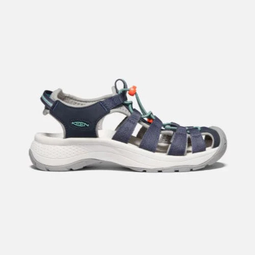 Keen Women's Astoria West Sandal - Navy/Beveled Glass- Regular (B)