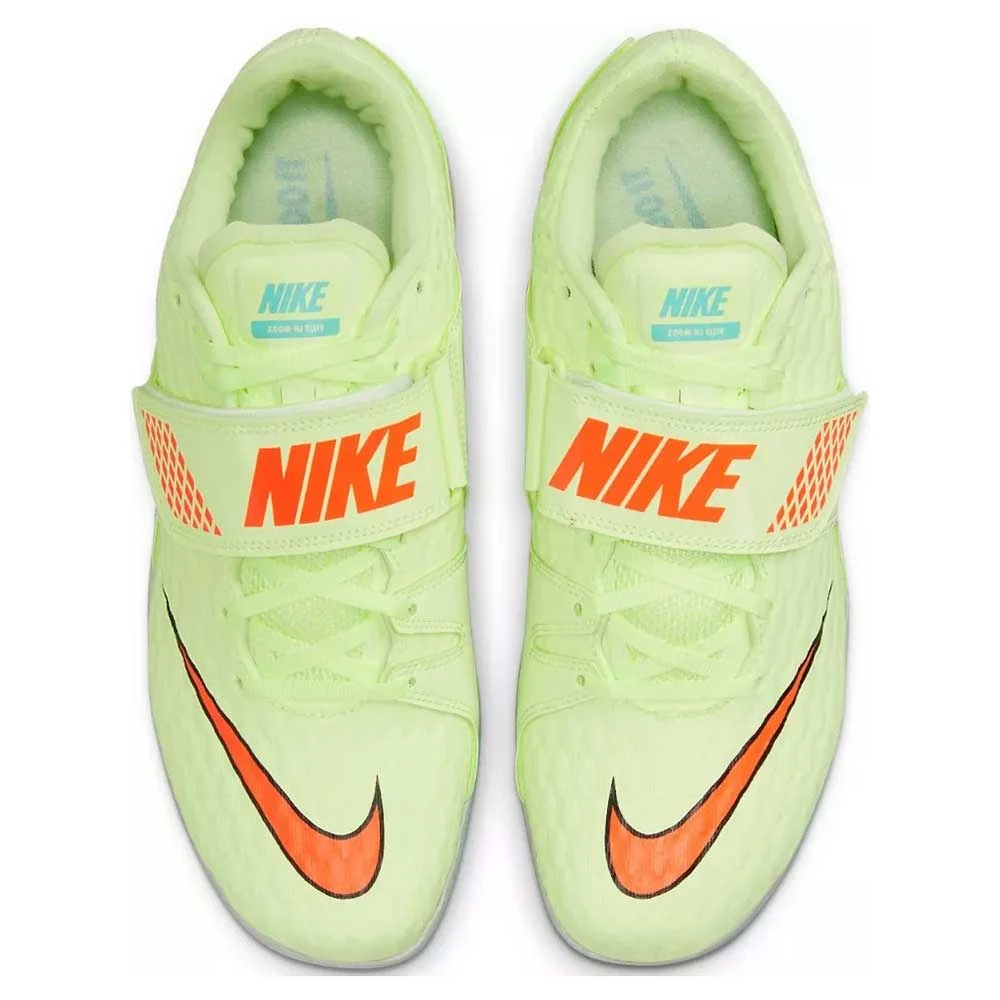 Unisex Nike High Jump Elite Spike-Barely Volt/Hyper Orange/Dynamic Turq - Regular (D) - Image 2