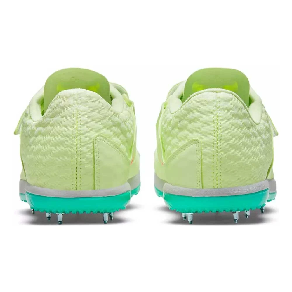 Unisex Nike High Jump Elite Spike-Barely Volt/Hyper Orange/Dynamic Turq - Regular (D) - Image 3
