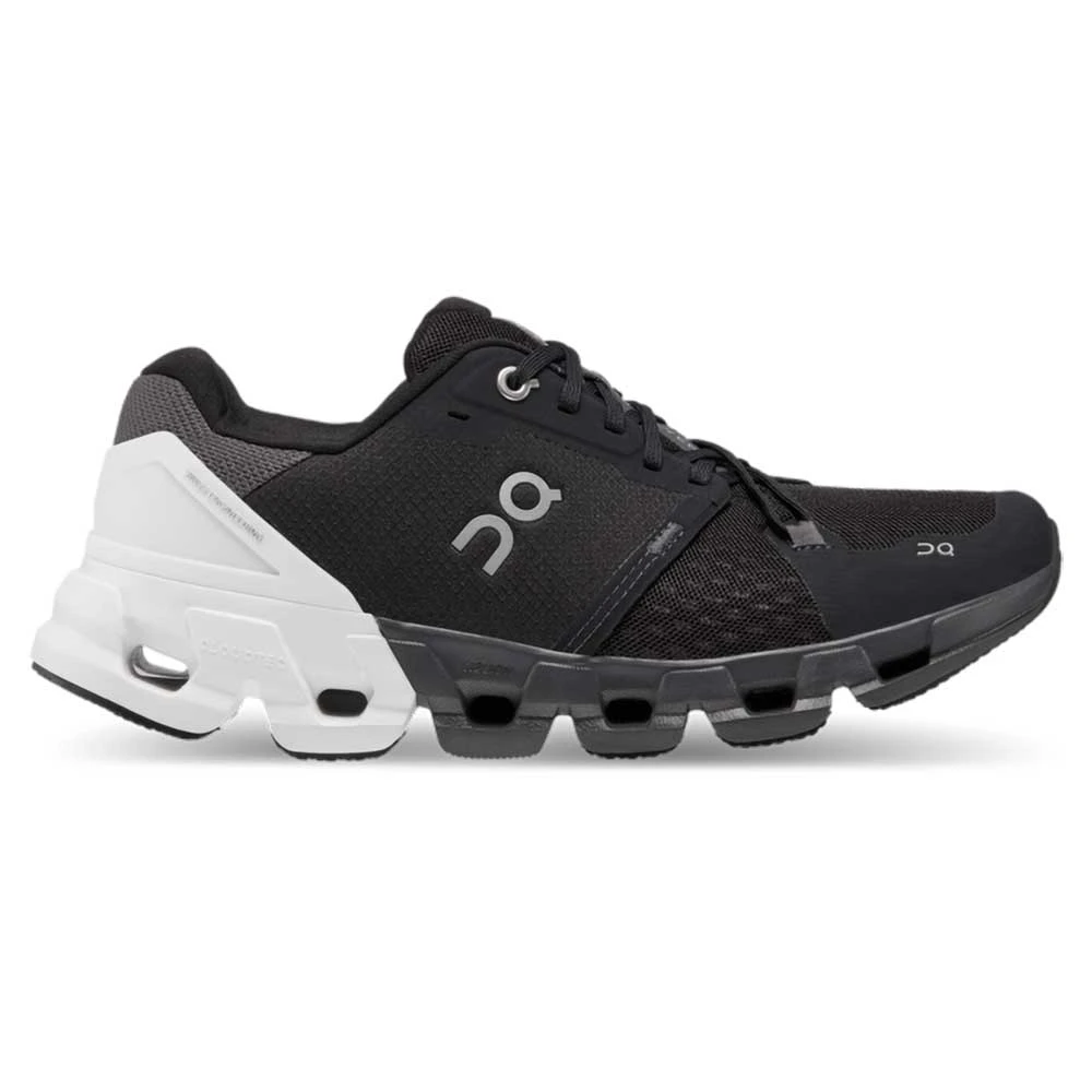 On Running Women's Cloudflyer 4 Running Shoe - Black/White - Regular (B)