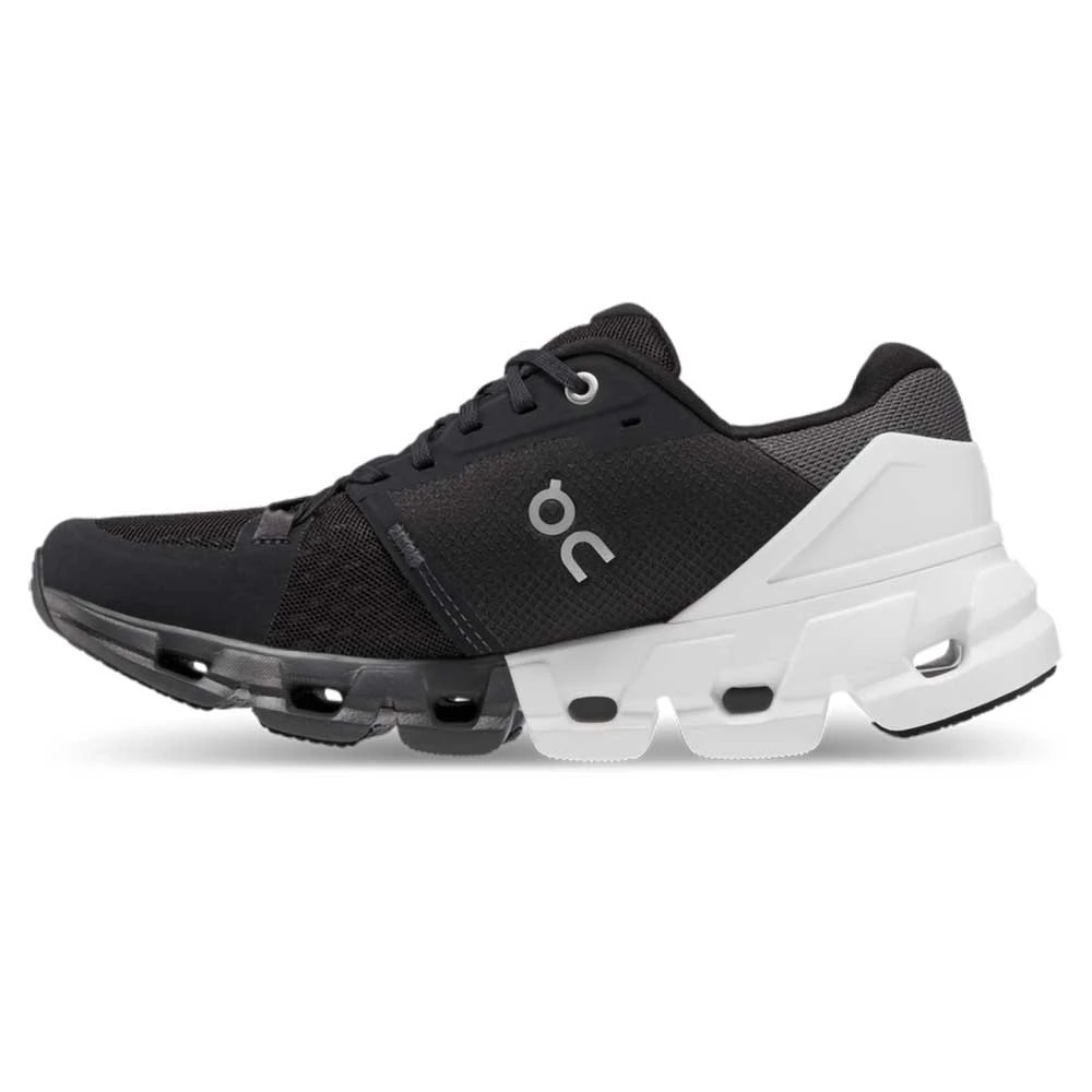 On Running Women's Cloudflyer 4 Running Shoe - Black/White - Regular (B) - Image 3