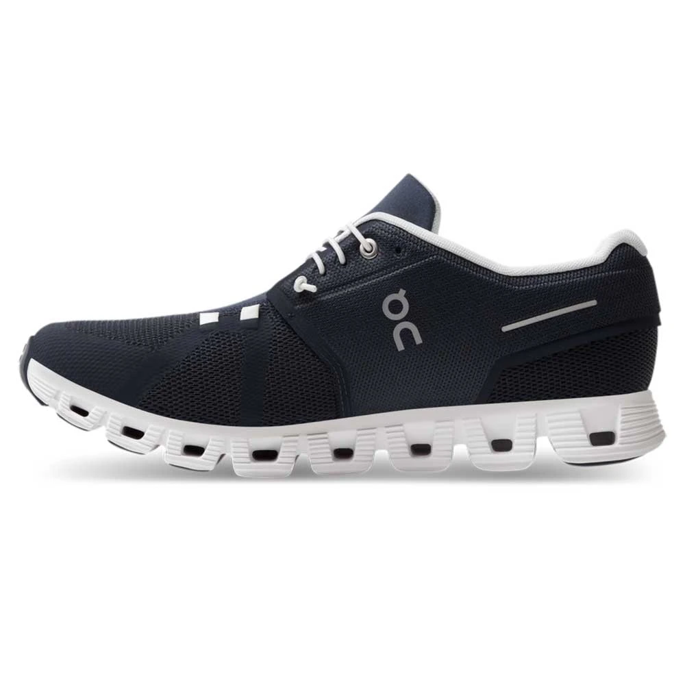 On Running Men's Cloud 5 Running Shoe- Midnight/White - Regular (D) - Image 4